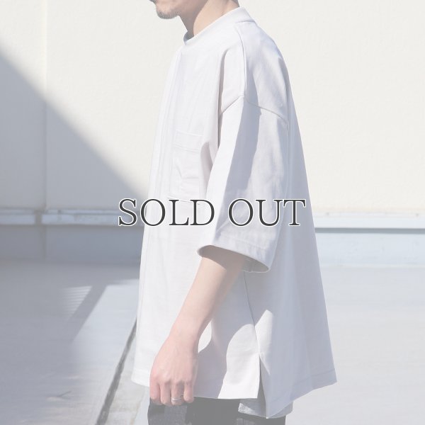 画像4: ヘビーウェイト プレーティング天竺 ( 11オンス ) クルーネック 胸ポケ付 ハーフスリーブ Tシャツ【MADE IN JAPAN】『日本製』/ Upscape Audience