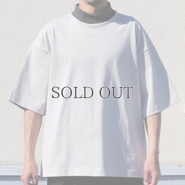 画像18: ヘビーウェイト プレーティング天竺(11オンス)モック ツートーンネック ハーフスリーブ Tシャツ【MADE IN JAPAN】『日本製』/ Upscape Audience