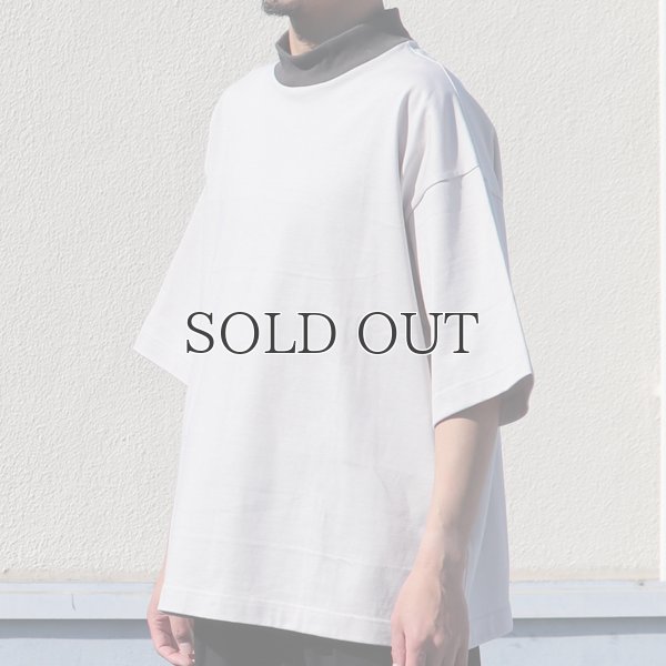 画像19: ヘビーウェイト プレーティング天竺(11オンス)モック ツートーンネック ハーフスリーブ Tシャツ【MADE IN JAPAN】『日本製』/ Upscape Audience