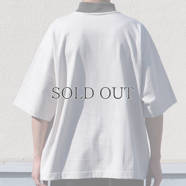 画像21: ヘビーウェイト プレーティング天竺(11オンス)モック ツートーンネック ハーフスリーブ Tシャツ【MADE IN JAPAN】『日本製』/ Upscape Audience