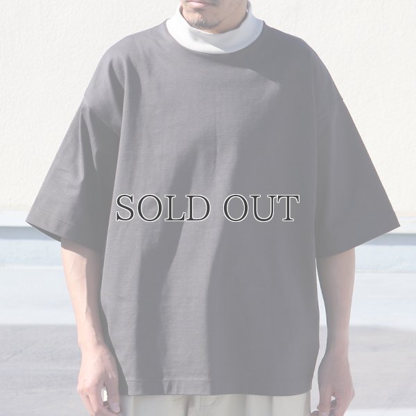 画像14: ヘビーウェイト プレーティング天竺(11オンス)モック ツートーンネック ハーフスリーブ Tシャツ【MADE IN JAPAN】『日本製』/ Upscape Audience