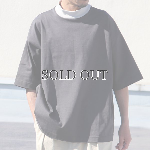 画像15: ヘビーウェイト プレーティング天竺(11オンス)モック ツートーンネック ハーフスリーブ Tシャツ【MADE IN JAPAN】『日本製』/ Upscape Audience