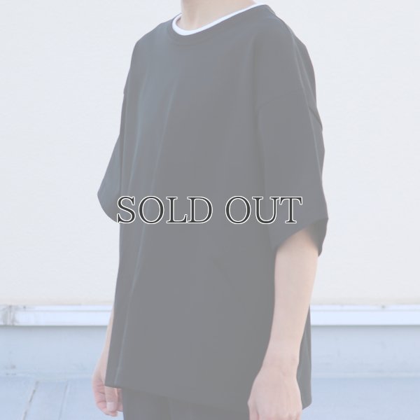 画像20: ヘビーウェイト プレーティング天竺(11オンス)クルー ツートーンネック ハーフスリーブ Tシャツ【MADE IN JAPAN】『日本製』/ Upscape Audience