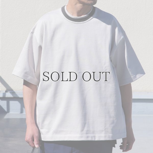 画像6: ヘビーウェイト プレーティング天竺(11オンス)クルー ツートーンネック ハーフスリーブ Tシャツ【MADE IN JAPAN】『日本製』/ Upscape Audience