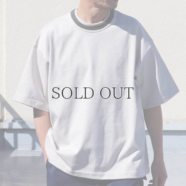 画像7: ヘビーウェイト プレーティング天竺(11オンス)クルー ツートーンネック ハーフスリーブ Tシャツ【MADE IN JAPAN】『日本製』/ Upscape Audience