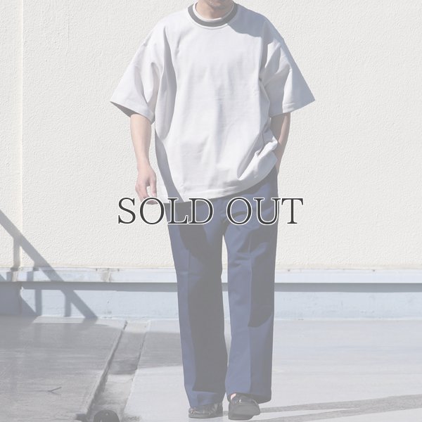 画像9: ヘビーウェイト プレーティング天竺(11オンス)クルー ツートーンネック ハーフスリーブ Tシャツ【MADE IN JAPAN】『日本製』/ Upscape Audience