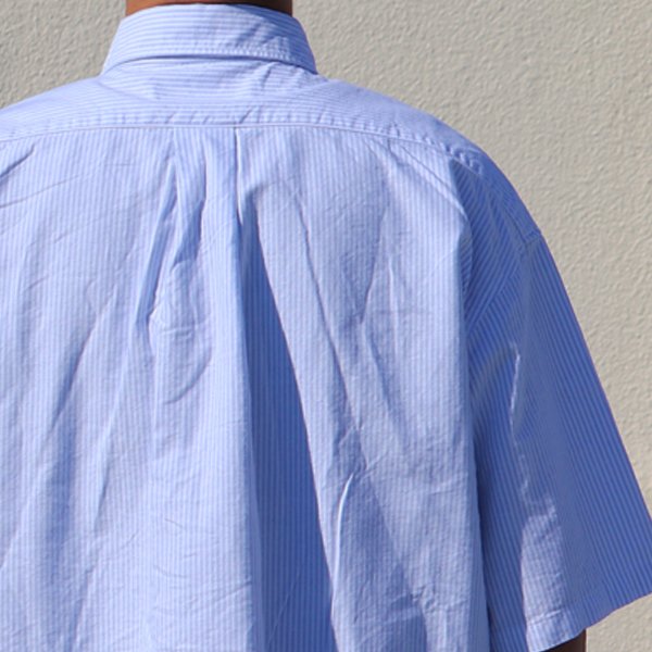 画像22: 播州織オックスフォード ボタンダウン ボクシーAライン ハーフスリーブシャツ【MADE IN JAPAN】『日本製』/ Upscape Audience