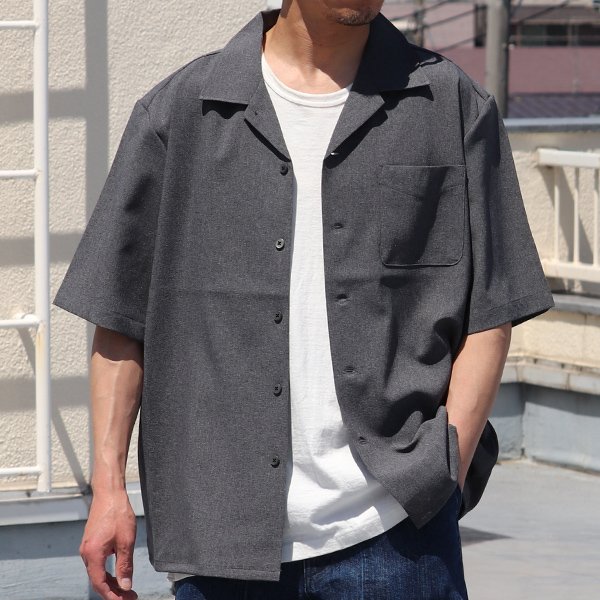 画像12: Reflax®(リフラクス)テック リネンライク トロピカル オープンカラー ハーフスリーブ シャツ【MADE IN JAPAN】『日本製』/ Upscape Audience