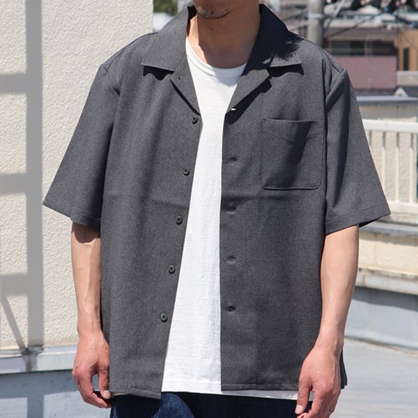 画像14: Reflax®(リフラクス)テック リネンライク トロピカル オープンカラー ハーフスリーブ シャツ【MADE IN JAPAN】『日本製』/ Upscape Audience