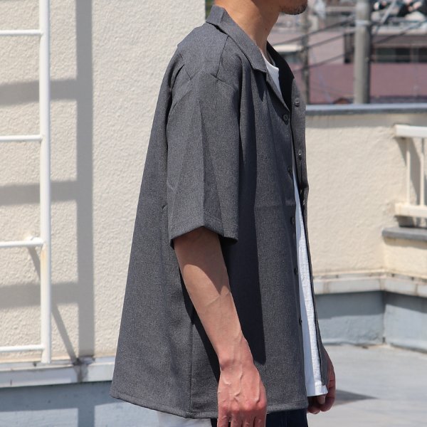 画像15: Reflax®(リフラクス)テック リネンライク トロピカル オープンカラー ハーフスリーブ シャツ【MADE IN JAPAN】『日本製』/ Upscape Audience