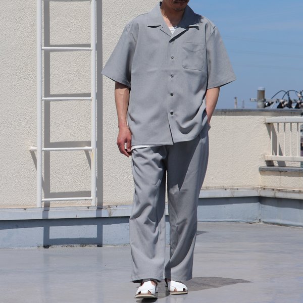 画像5: Reflax®(リフラクス)テック リネンライク トロピカル オープンカラー ハーフスリーブ シャツ【MADE IN JAPAN】『日本製』/ Upscape Audience