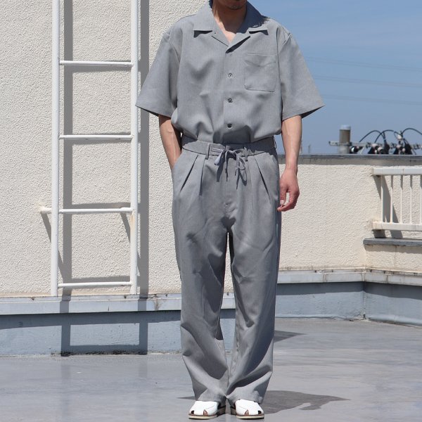 画像6: Reflax®(リフラクス)テック リネンライク トロピカル オープンカラー ハーフスリーブ シャツ【MADE IN JAPAN】『日本製』/ Upscape Audience