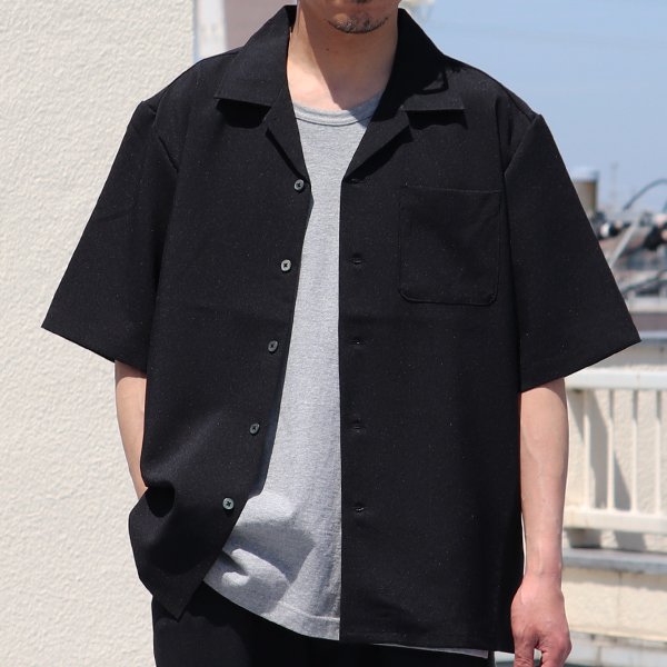 画像8: Reflax®(リフラクス)テック リネンライク トロピカル オープンカラー ハーフスリーブ シャツ【MADE IN JAPAN】『日本製』/ Upscape Audience