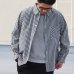 画像14: ワンウォッシュ ボタンダウン L/S テーパードシャツ【MADE IN JAPAN】『日本製』/ Upscape Audience