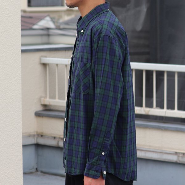 画像5: ワンウォッシュ ボタンダウン L/S テーパードシャツ【MADE IN JAPAN】『日本製』/ Upscape Audience