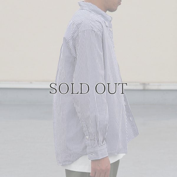 画像6: ワンウォッシュ ボタンダウン L/S テーパードシャツ【MADE IN JAPAN】『日本製』/ Upscape Audience