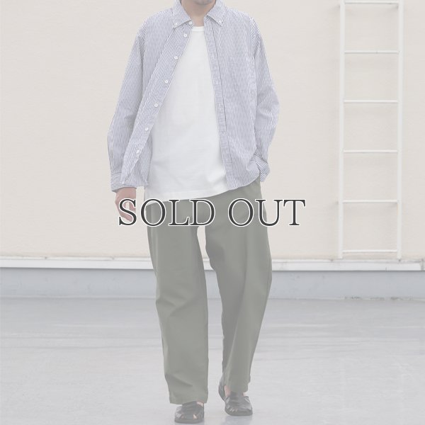 画像7: ワンウォッシュ ボタンダウン L/S テーパードシャツ【MADE IN JAPAN】『日本製』/ Upscape Audience