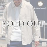 ワンウォッシュ ボタンダウン L/S テーパードシャツ【MADE IN JAPAN】『日本製』/ Upscape Audience