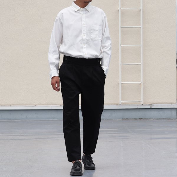 画像7: ワンウォッシュ ボタンダウン L/S テーパードシャツ【MADE IN JAPAN】『日本製』/ Upscape Audience