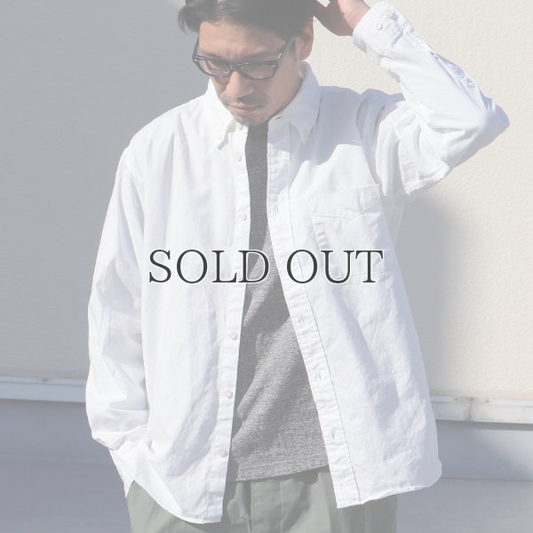 画像10: ワンウォッシュ ボタンダウン L/S テーパードシャツ【MADE IN JAPAN】『日本製』/ Upscape Audience