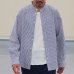 画像3: ワンウォッシュ バンドカラー L/S テーパードシャツ【MADE IN JAPAN】『日本製』/ Upscape Audience