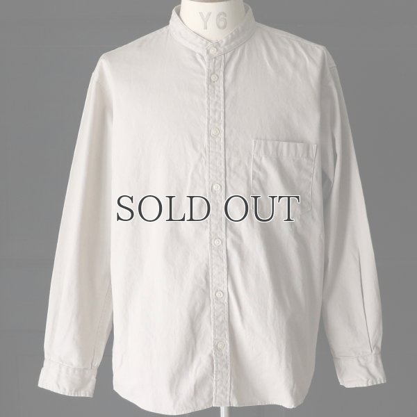 画像10: ワンウォッシュ バンドカラー L/S テーパードシャツ【MADE IN JAPAN】『日本製』/ Upscape Audience