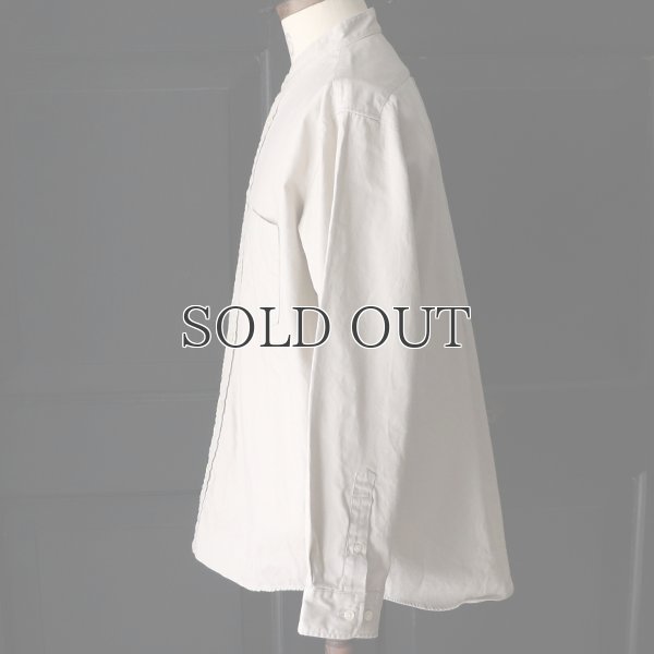 画像11: ワンウォッシュ バンドカラー L/S テーパードシャツ【MADE IN JAPAN】『日本製』/ Upscape Audience