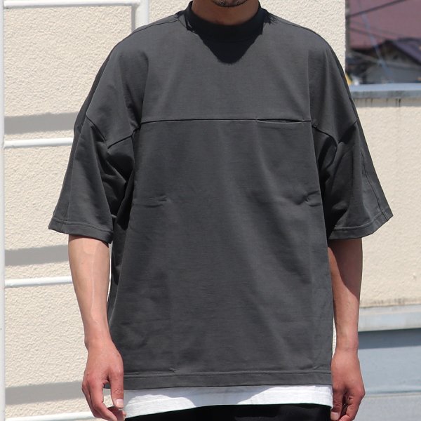 画像3: VORTEX 8オンス(MVS天竺)シームポケット サイドスリット Aライン ハーフスリーブ Tシャツ【MADE IN JAPAN】『日本製』/ Upscape Audience