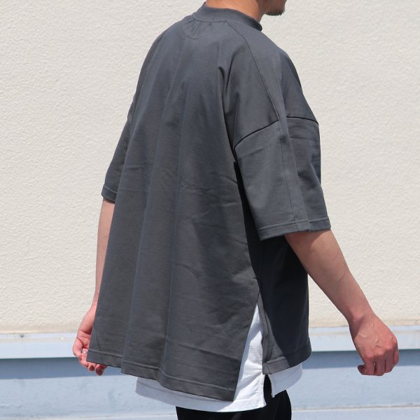 画像4: VORTEX 8オンス(MVS天竺)シームポケット サイドスリット Aライン ハーフスリーブ Tシャツ【MADE IN JAPAN】『日本製』/ Upscape Audience