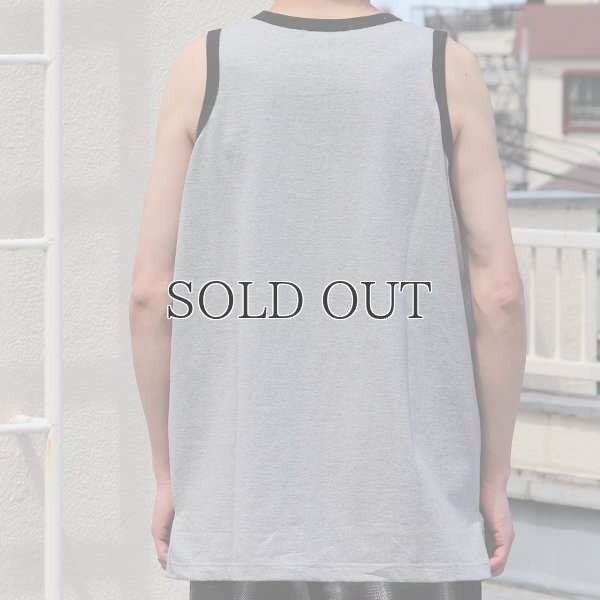 画像10: 丸胴 ヘビーウェイト（度詰天竺）10オンス サイドスリット スクエア バイカラー ロングタンク【MADE IN JAPAN】『日本製』/ Upscape Audience