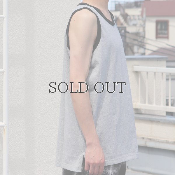 画像11: 丸胴 ヘビーウェイト（度詰天竺）10オンス サイドスリット スクエア バイカラー ロングタンク【MADE IN JAPAN】『日本製』/ Upscape Audience