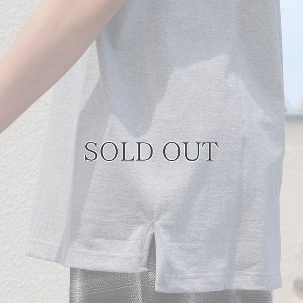 画像14: 丸胴 ヘビーウェイト（度詰天竺）10オンス サイドスリット スクエア バイカラー ロングタンク【MADE IN JAPAN】『日本製』/ Upscape Audience