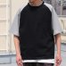 画像14: 丸胴ヘビーウェイト(度詰天竺）10オンス ラグラン ツートン BBアンダー Tシャツ【MADE IN JAPAN】『日本製』/ Upscape Audience