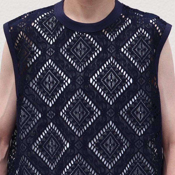 画像17: MILPA® (ミルパ)テック スカラレース ノースリーブ ベスト【MADE IN JAPAN】『日本製』/ Upscape Audience