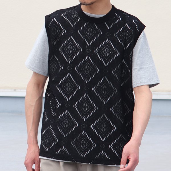 画像12: MILPA® (ミルパ)テック スカラレース ノースリーブ ベスト【MADE IN JAPAN】『日本製』/ Upscape Audience