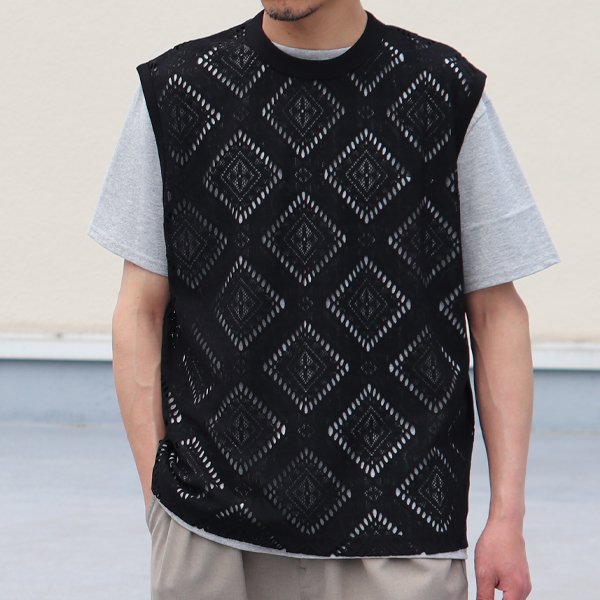 画像13: MILPA® (ミルパ)テック スカラレース ノースリーブ ベスト【MADE IN JAPAN】『日本製』/ Upscape Audience