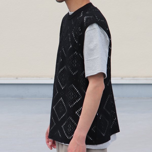 画像14: MILPA® (ミルパ)テック スカラレース ノースリーブ ベスト【MADE IN JAPAN】『日本製』/ Upscape Audience