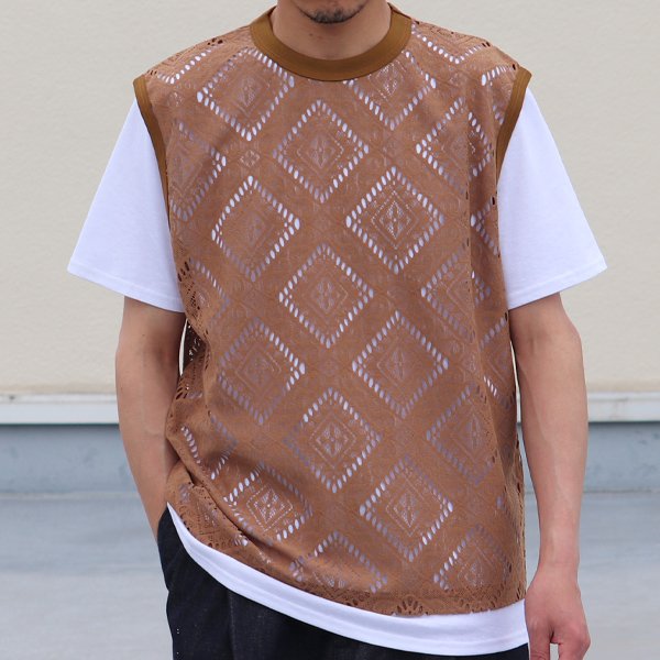 画像8: MILPA® (ミルパ)テック スカラレース ノースリーブ ベスト【MADE IN JAPAN】『日本製』/ Upscape Audience