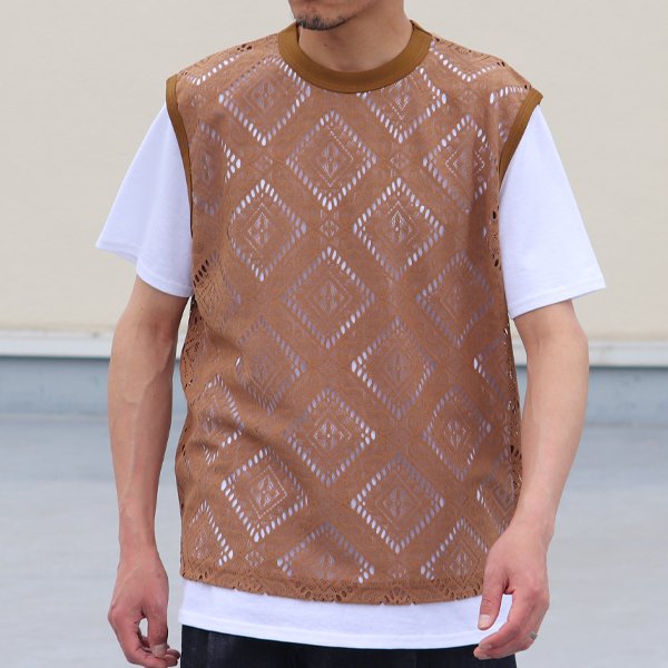 画像9: MILPA® (ミルパ)テック スカラレース ノースリーブ ベスト【MADE IN JAPAN】『日本製』/ Upscape Audience