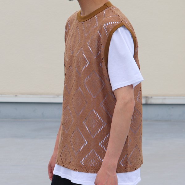 画像10: MILPA® (ミルパ)テック スカラレース ノースリーブ ベスト【MADE IN JAPAN】『日本製』/ Upscape Audience