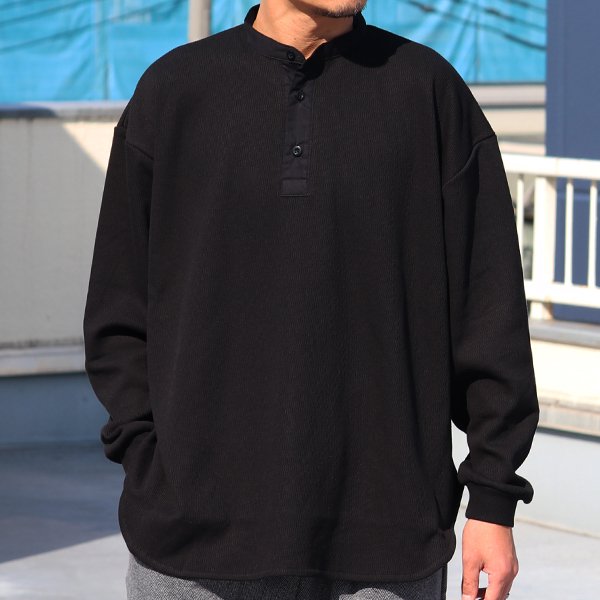 画像6: ボンバーヒート ハニカムサーマル ヘムラウンド 3XL 布帛MIX ヘンリーネック【MADE IN JAPAN】『日本製』 / Upscape Audience