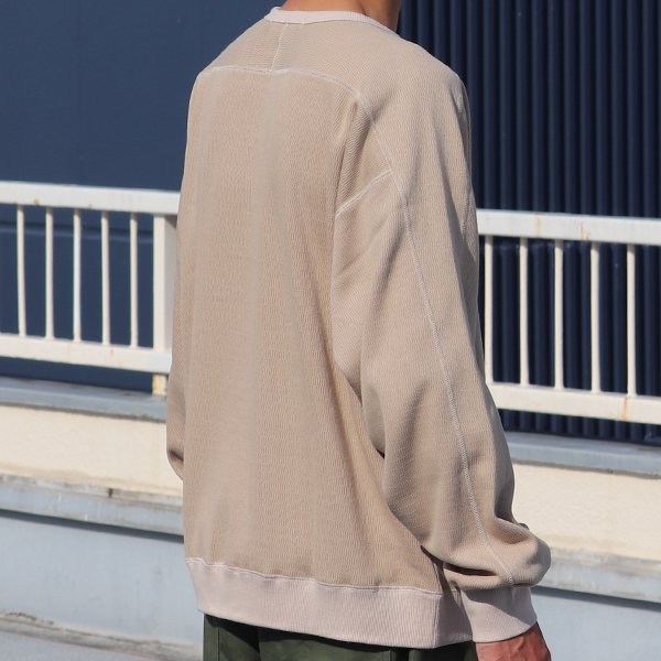 画像9: ボンバーヒート ハニカムサーマル クルーネック【MADE IN JAPAN】『日本製』 / Upscape Audience