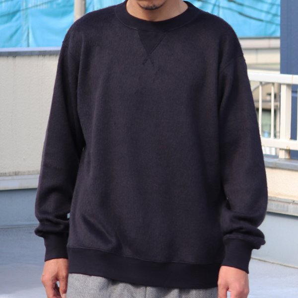 画像15: モヘアライク ウールシャギー ガゼット クルーネック ニットソー【MADE IN JAPAN】『日本製』 / Upscape Audience