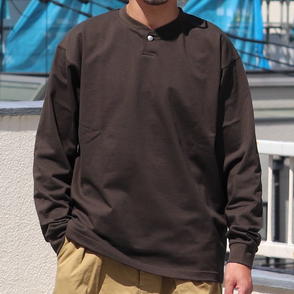 画像17: VORTEX 8オンス（MVS天竺）コンチョボタンヘンリー 長袖Tee【MADE IN JAPAN】『日本製』/ Upscape Audience