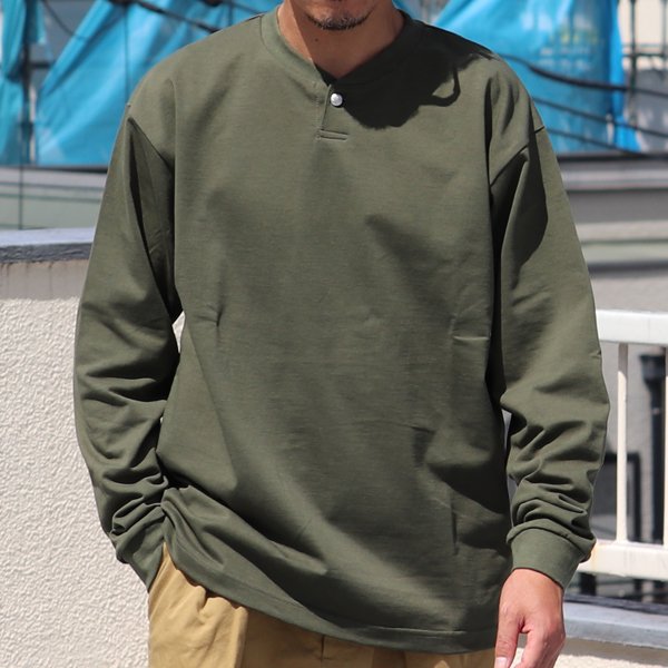 画像20: VORTEX 8オンス（MVS天竺）コンチョボタンヘンリー 長袖Tee【MADE IN JAPAN】『日本製』/ Upscape Audience