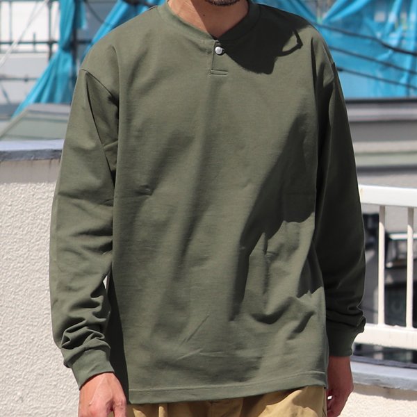 画像21: VORTEX 8オンス（MVS天竺）コンチョボタンヘンリー 長袖Tee【MADE IN JAPAN】『日本製』/ Upscape Audience