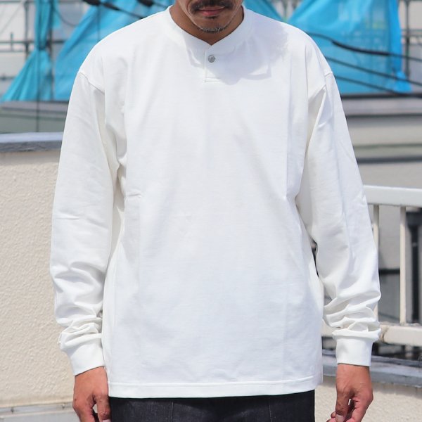 画像12: VORTEX 8オンス（MVS天竺）コンチョボタンヘンリー 長袖Tee【MADE IN JAPAN】『日本製』/ Upscape Audience