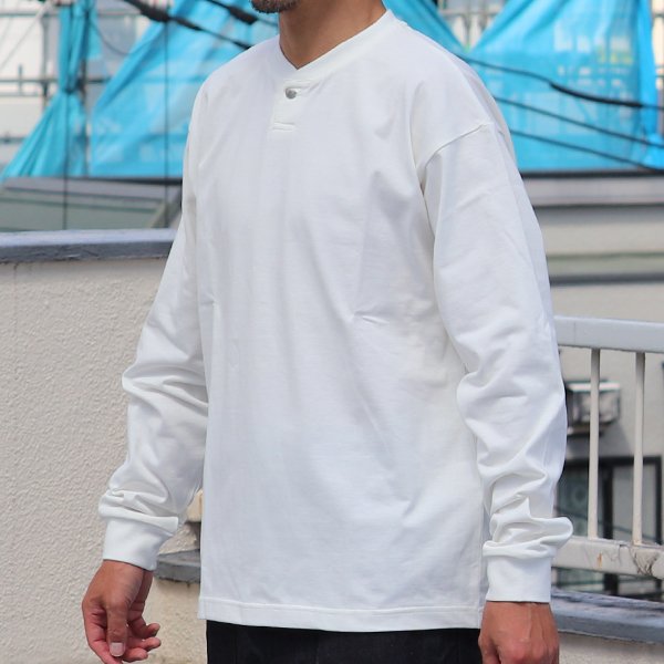 画像13: VORTEX 8オンス（MVS天竺）コンチョボタンヘンリー 長袖Tee【MADE IN JAPAN】『日本製』/ Upscape Audience