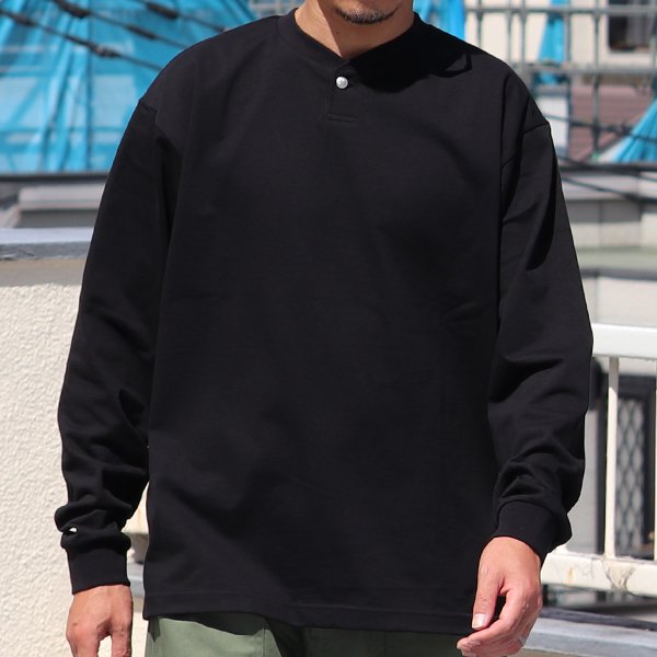 画像15: VORTEX 8オンス（MVS天竺）コンチョボタンヘンリー 長袖Tee【MADE IN JAPAN】『日本製』/ Upscape Audience