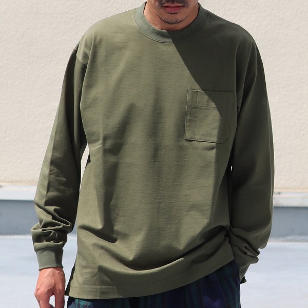 画像11: VORTEX 8オンス(MVS天竺)グラスポケ付きクルーネック テーパード 長袖Tee『MADE IN JAPAN』『日本製』 / Upscape Audience